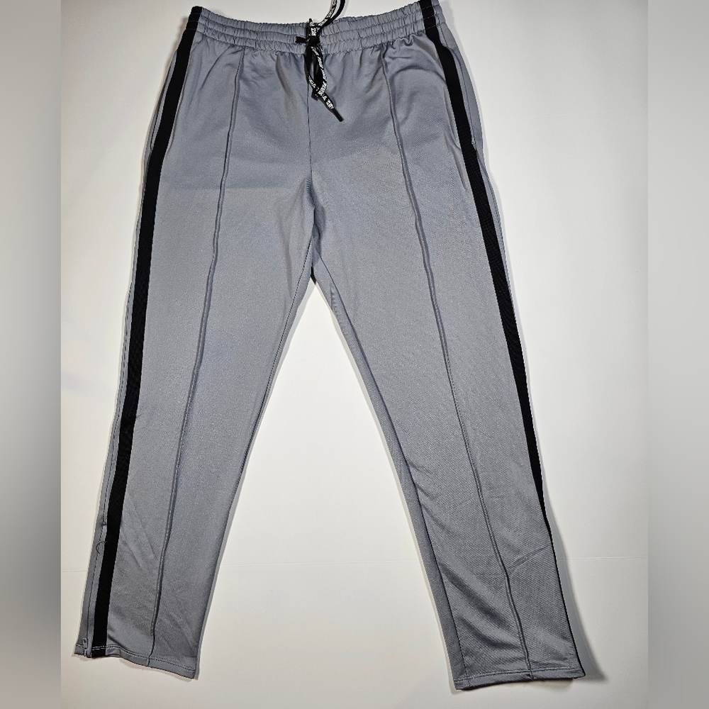 Victoria's Secret PINK Active Track Pants Drawstring Elastic Waist Grey